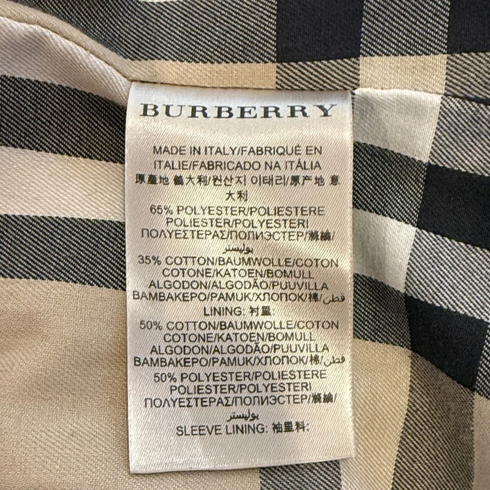 BURBERRY Women’s ‘Marystow’ Double Breasted Short Trench Coat US 12 “As Is” - Picture 8 of 16